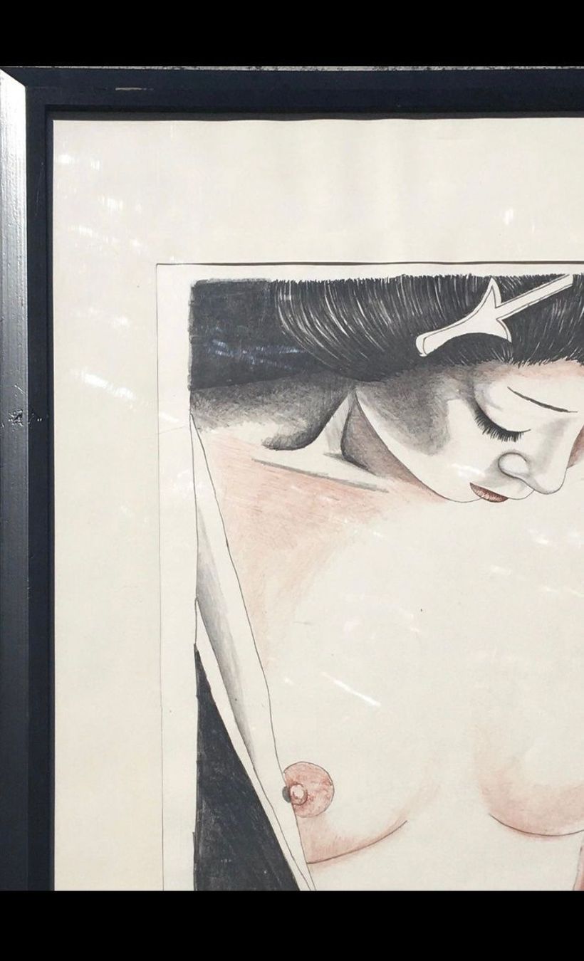 Grafica & Litografie: Bild Geisha Lithographie Signiert – Usato da Olten venduto da sportwelt 2