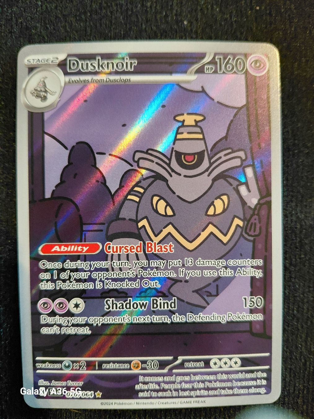 Pokémon Carte collezionabili: Dusknoir 070/064 – Nuovo (secondo la descrizione) da Zuchwil venduto da Sam-ler-in