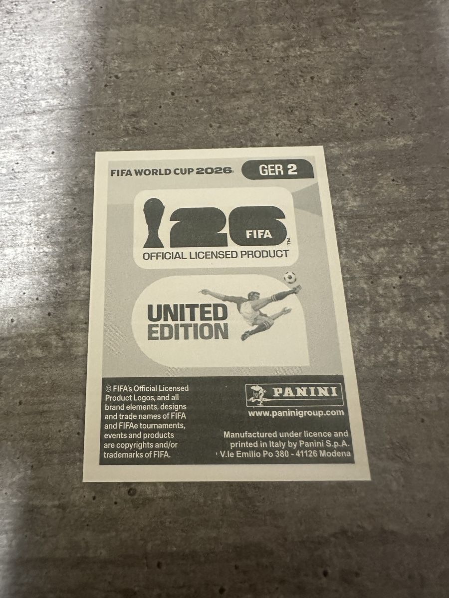 Panini Carte collezionabili: GER 2 , FIFA WORLD CUP 2026 PANINI  – Nuovo (secondo la descrizione) da Frauenfeld venduto da 1PegPeg1 1