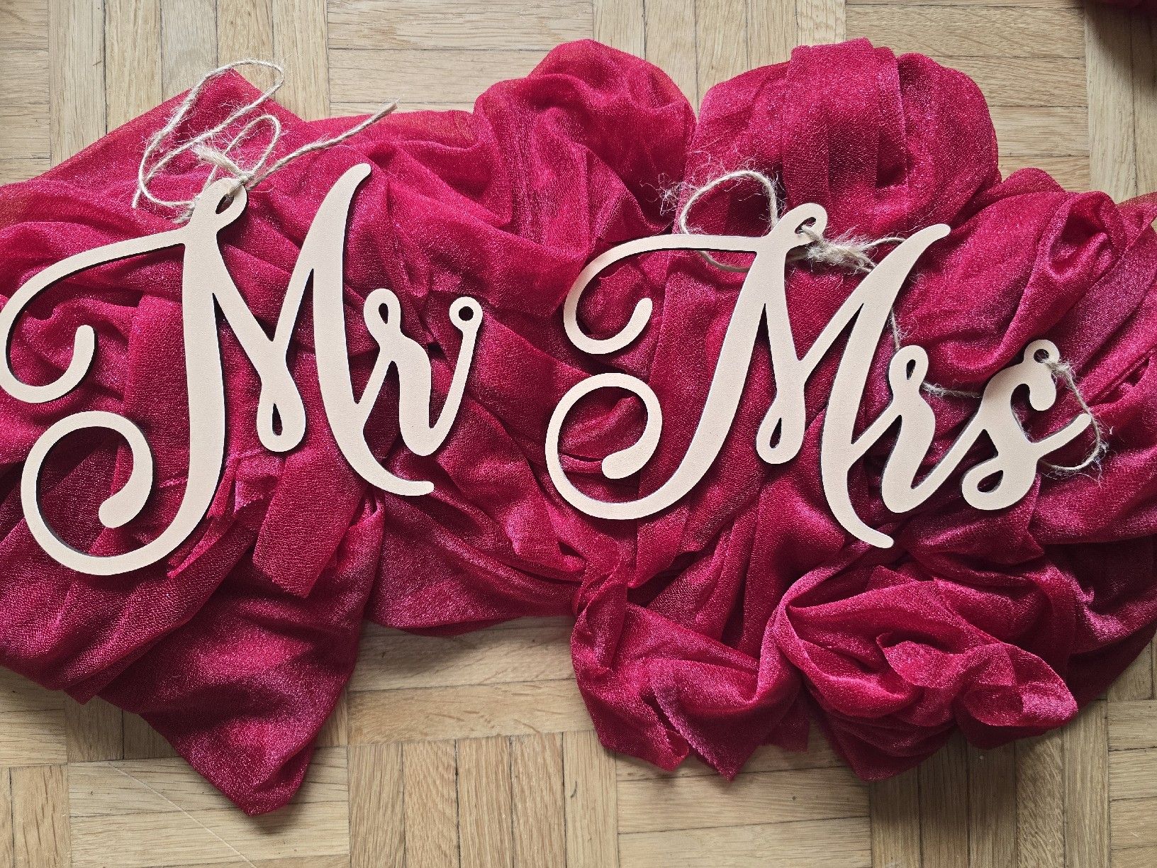 Tutte le decorazioni: Mr & Mrs aus Holz – Usato da Liestal venduto da michelaa.h