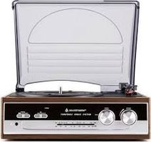 Soundmaster Turntable Radio System Retro Holz Design neu