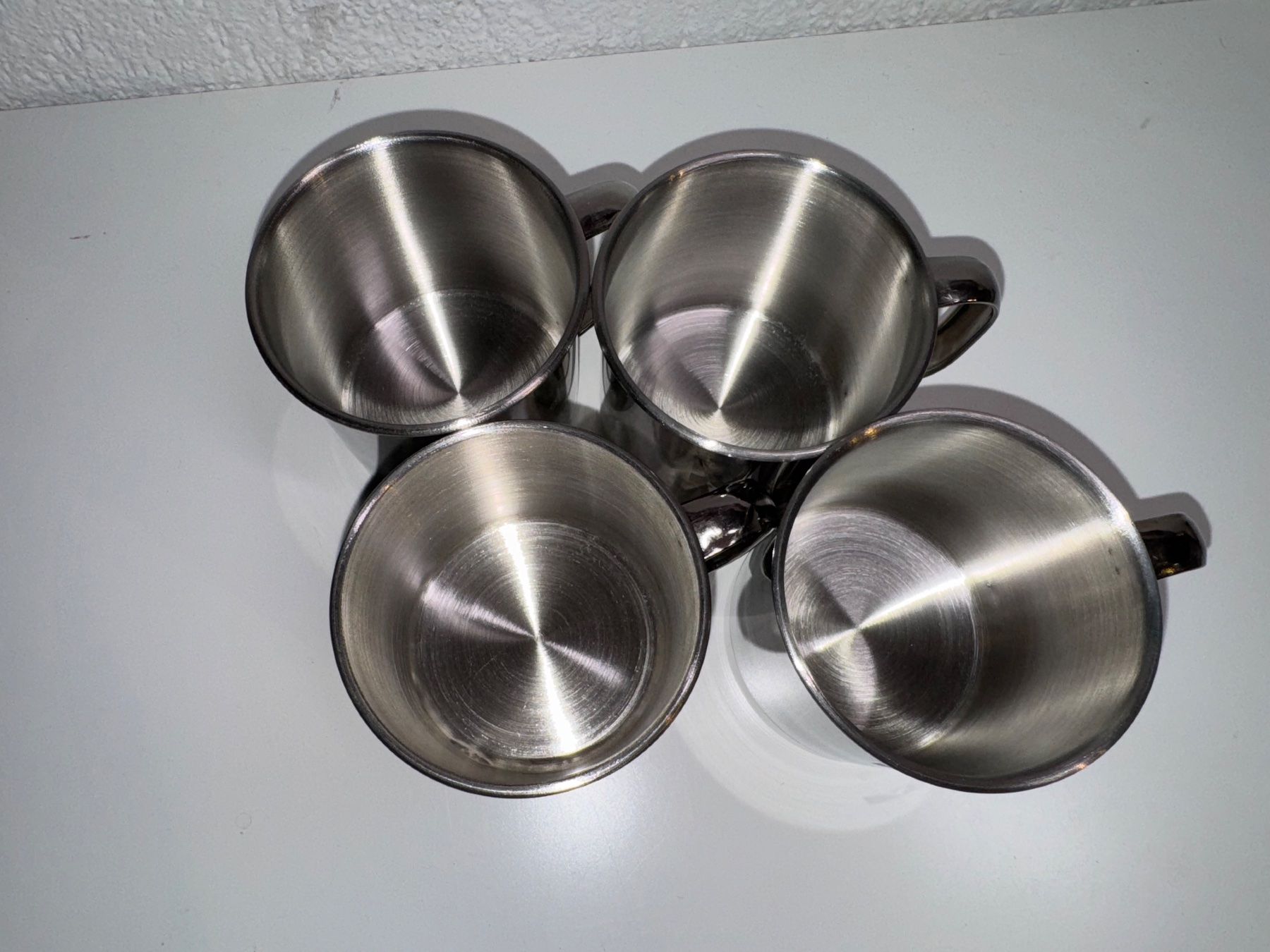 Tazze: 4 Edelstahltassen von Berger – Usato da Grosswangen venduto da Second_hand_paradise 1