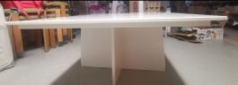 Wohnzimmer Tisch Kunststein Weiss