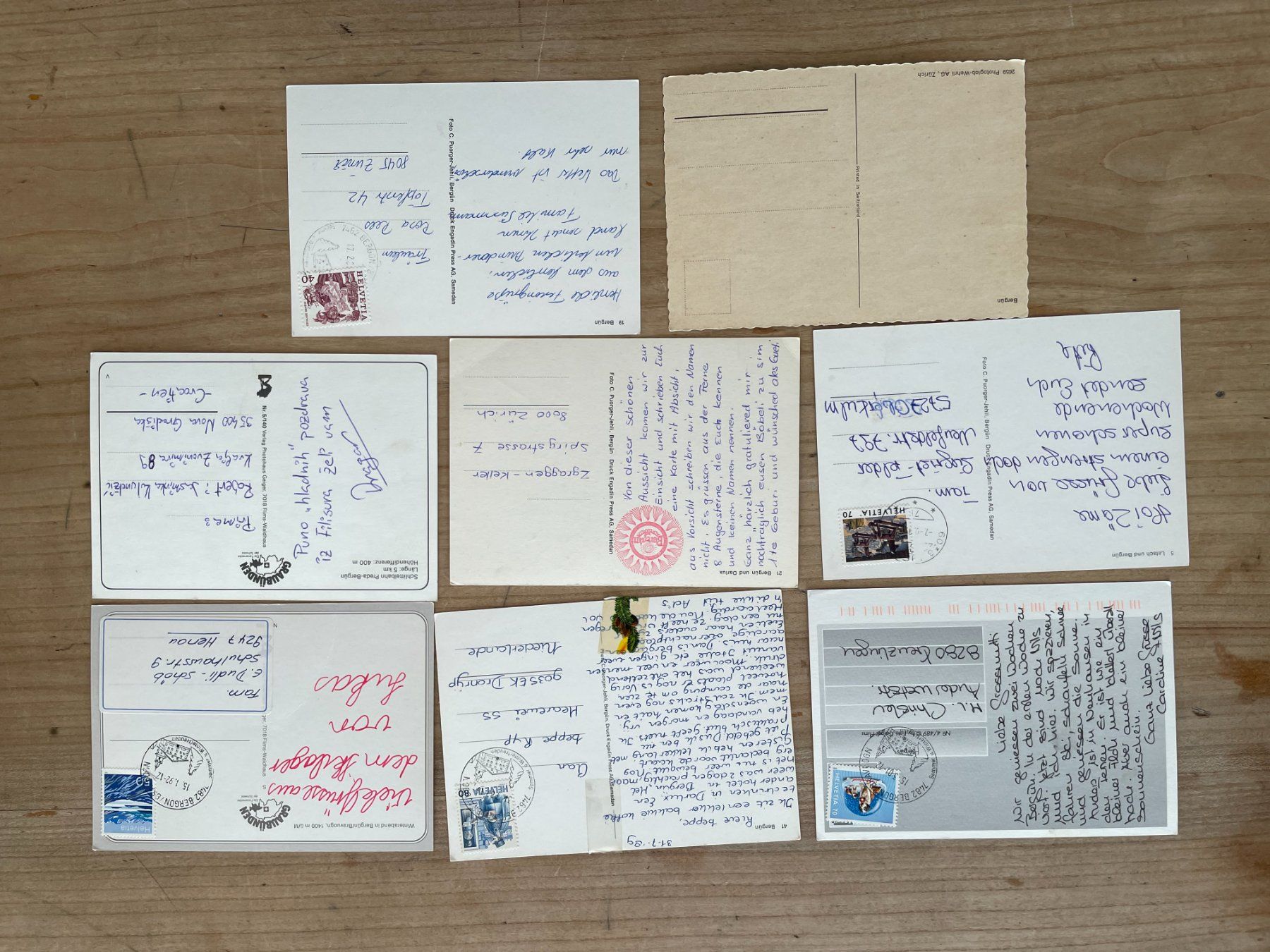 Cartoline postali: AK GR 8 Ansichtskarten von Bergün – Usato da Thal venduto da Danny82 1