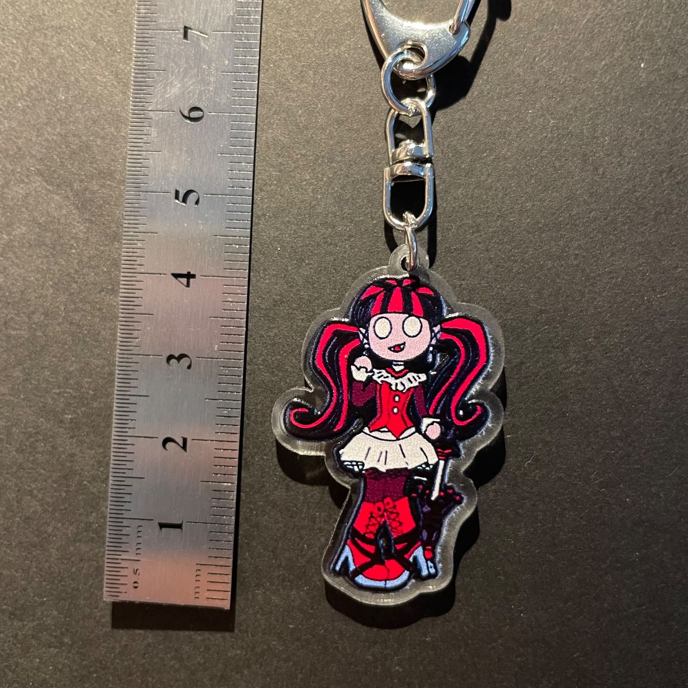 Bambole: NEU/RAR: Monster High Draculaura keychain comic style – Nuovo e nell'imballaggio originale da Bellach venduto da Dreamer2501 1