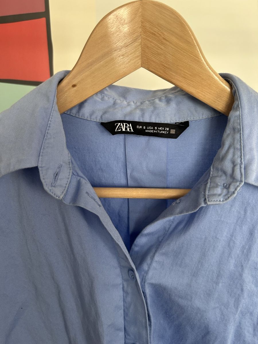 Zara Hemden: ZARA Blue Oversized Shirt Size S – Gebraucht aus Zürich von fan_z5fl 2