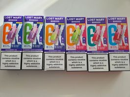 Lost Mary BM6000 E-Zigaretten leer, Neu
