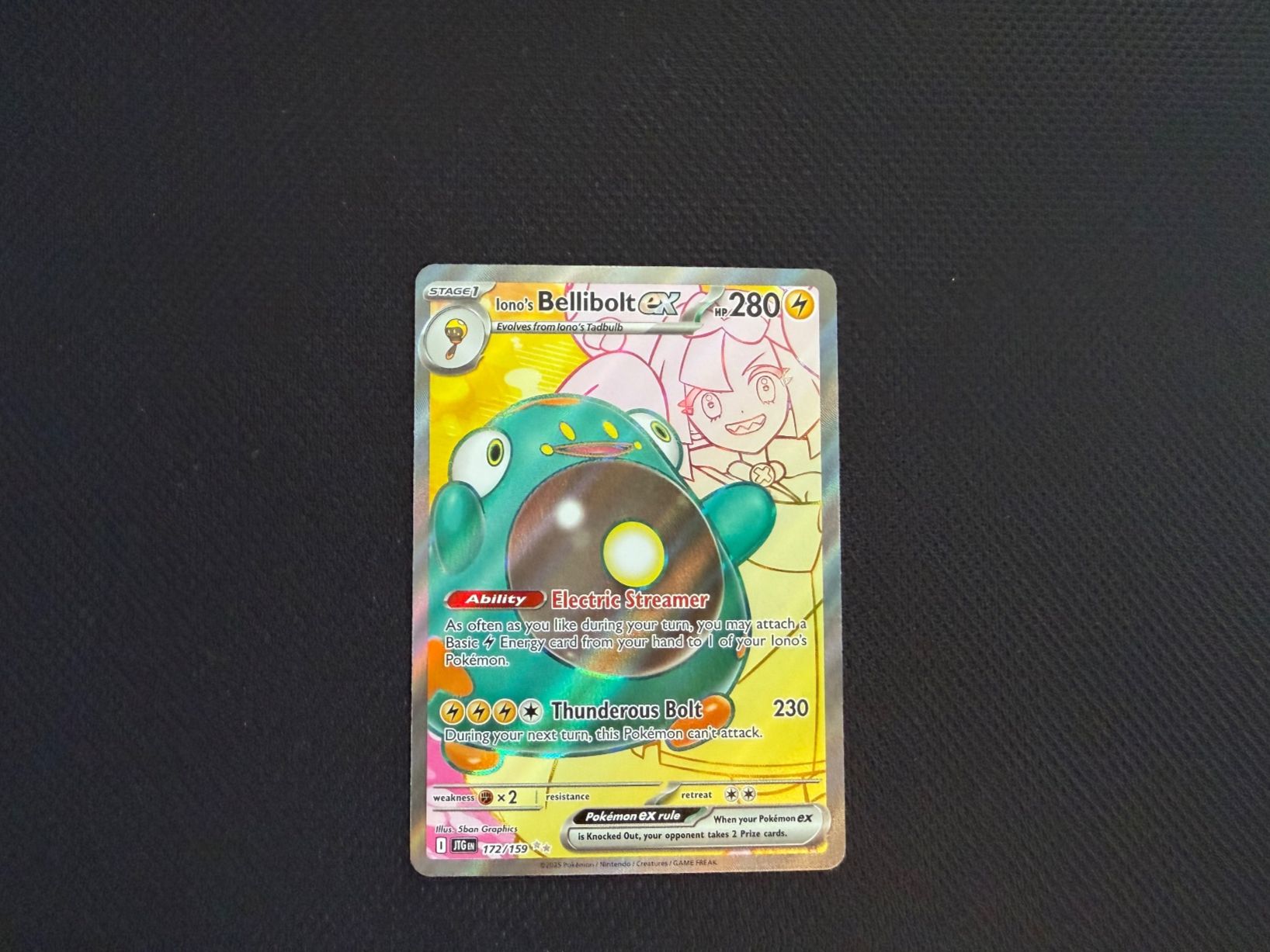 Pokémon Carte collezionabili: Iono's Vellibolt EX / 172/159 – Usato da Zürich venduto da mountainwizard00