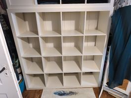 IKEA Kallax Regal 4x4 weiss gebraucht mit Gebrauchsspuren