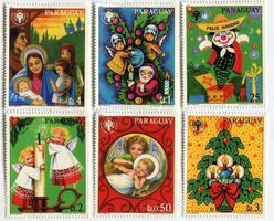 Briefmarken "Weihnachten". Paraguay.