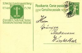 Bern - Schweiz. Landesausstellung + 1914