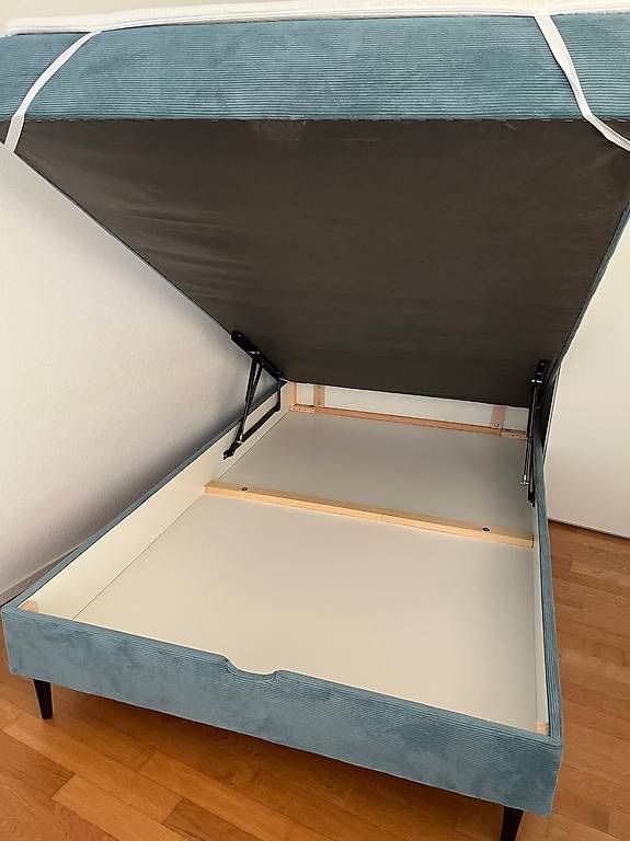 Lits: Boxbett Türkis 120 x 200cm – D'occasion à Rothenburg par Dome23 1