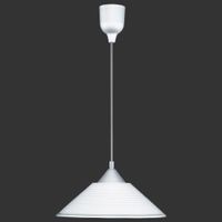 Pendelleuchte, Weiss, 30 cm Ø, IP20