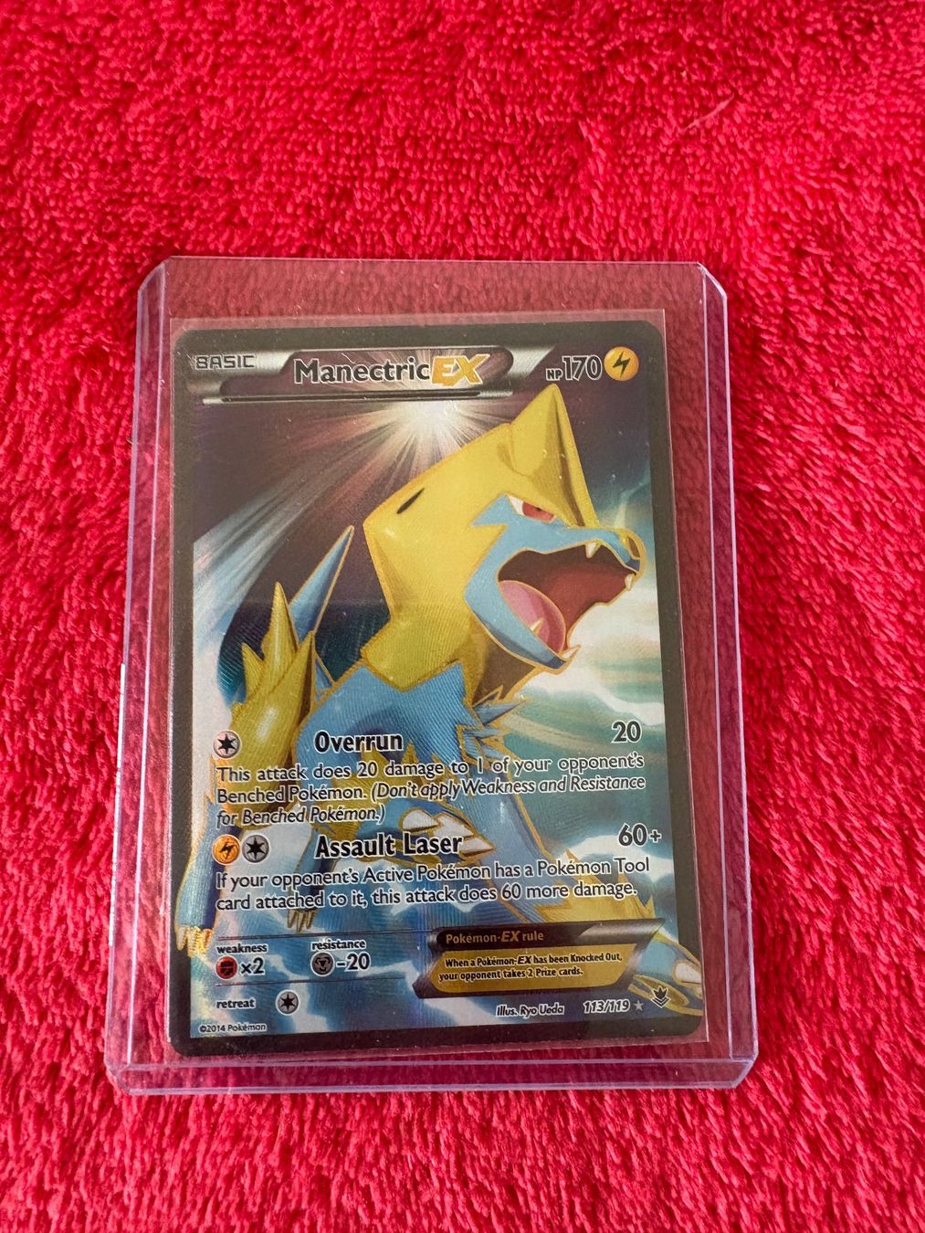 Pokémon Carte collezionabili: Manectric Ex 113/119 FULLART / EN – Usato da Petit-lancy venduto da Jototti