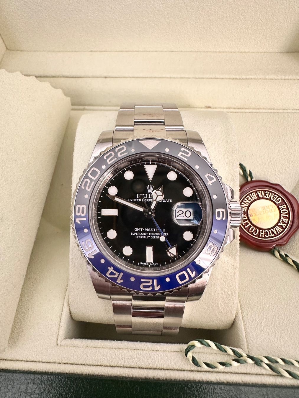 Rolex Orologi: Rolex GMT Master II - Ref. 116710BLNR – Usato da Genève venduto da SovereignWatch 1