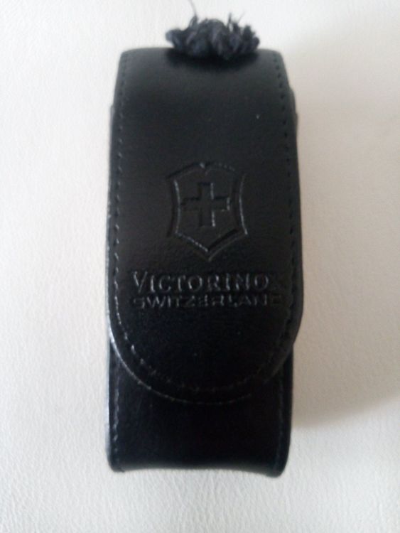 Victorinox Lederetui - Gürteltasche Für Schweizer Taschenmesser, Braun Geblockt