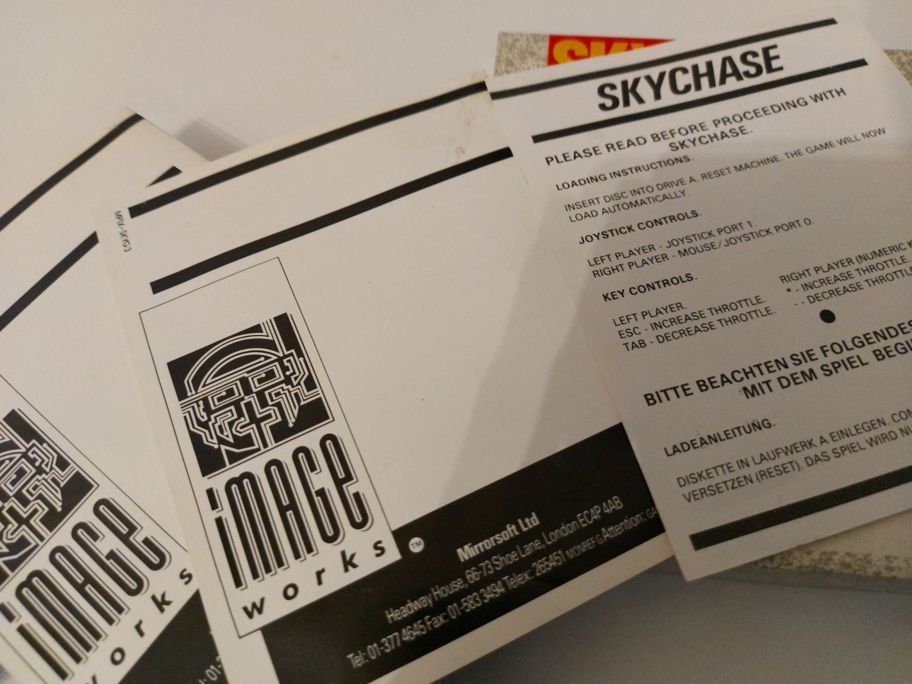Giochi: Skychase Amiga OVP – Usato da Aarau venduto da Kaesekuchen2000 8