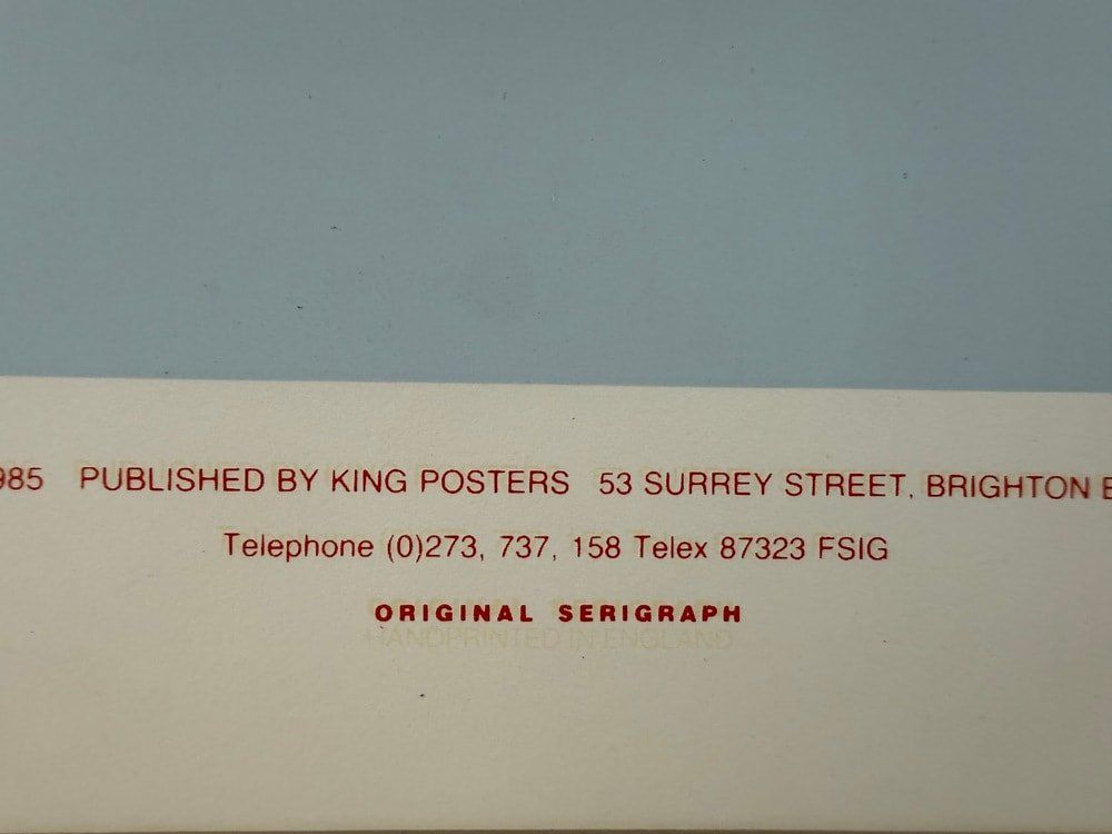 Grafiken & Lithographien: Sérigraphie John keates Queen Mary – Gebraucht aus Montreux von LeVintage33 1