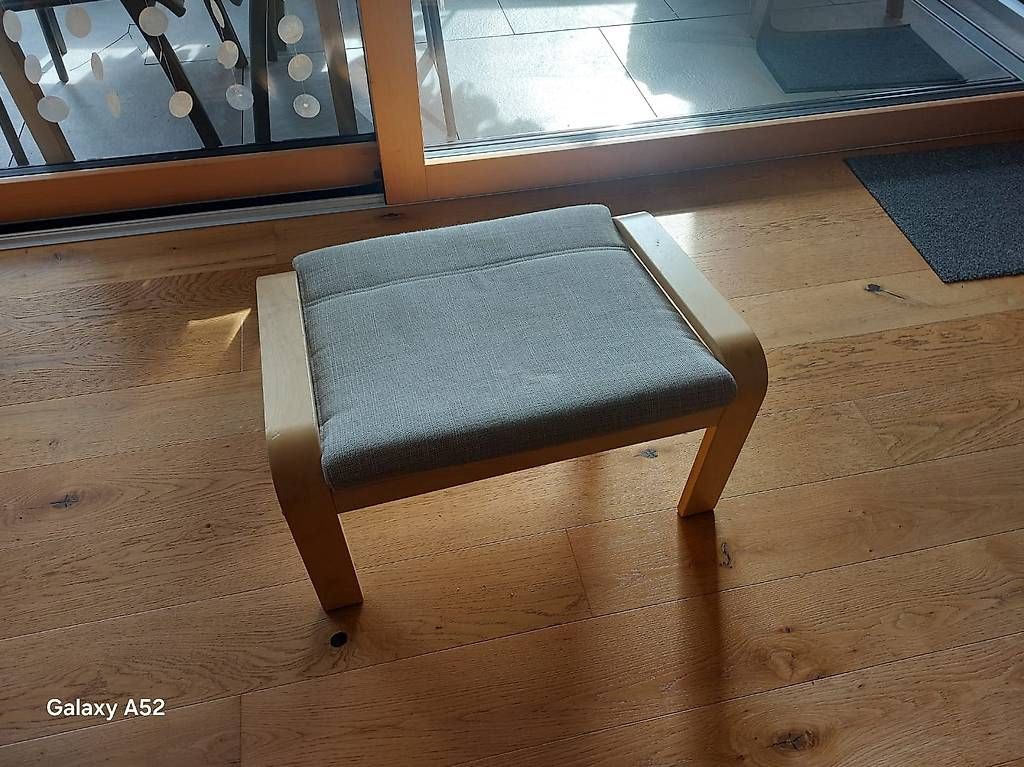 Poltrone: Poäng Sessel mit Hocker – Usato da Ibach venduto da silberli01 1