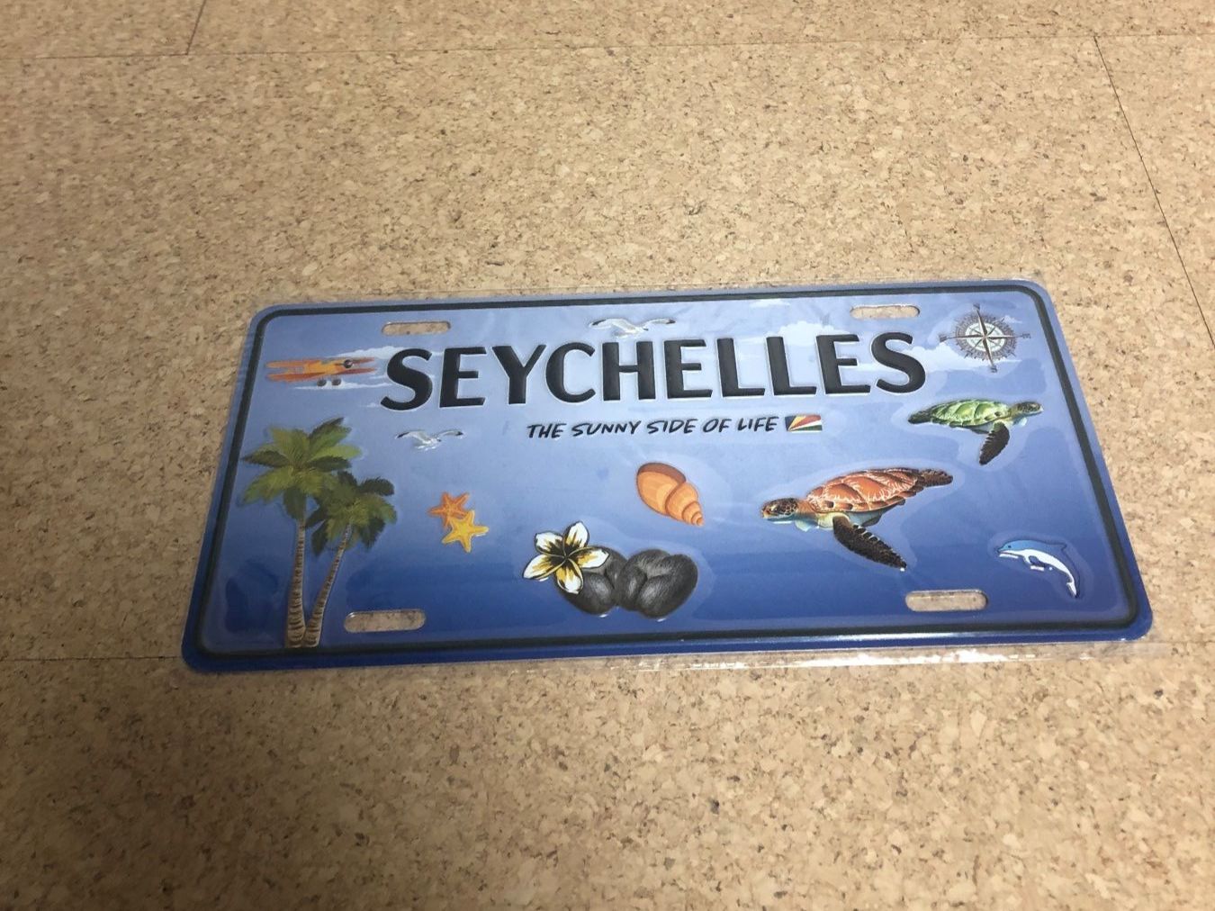 Schilder: Metallschild von den Seychellen – Neu und originalverpackt aus Ballwil von goldi360 2