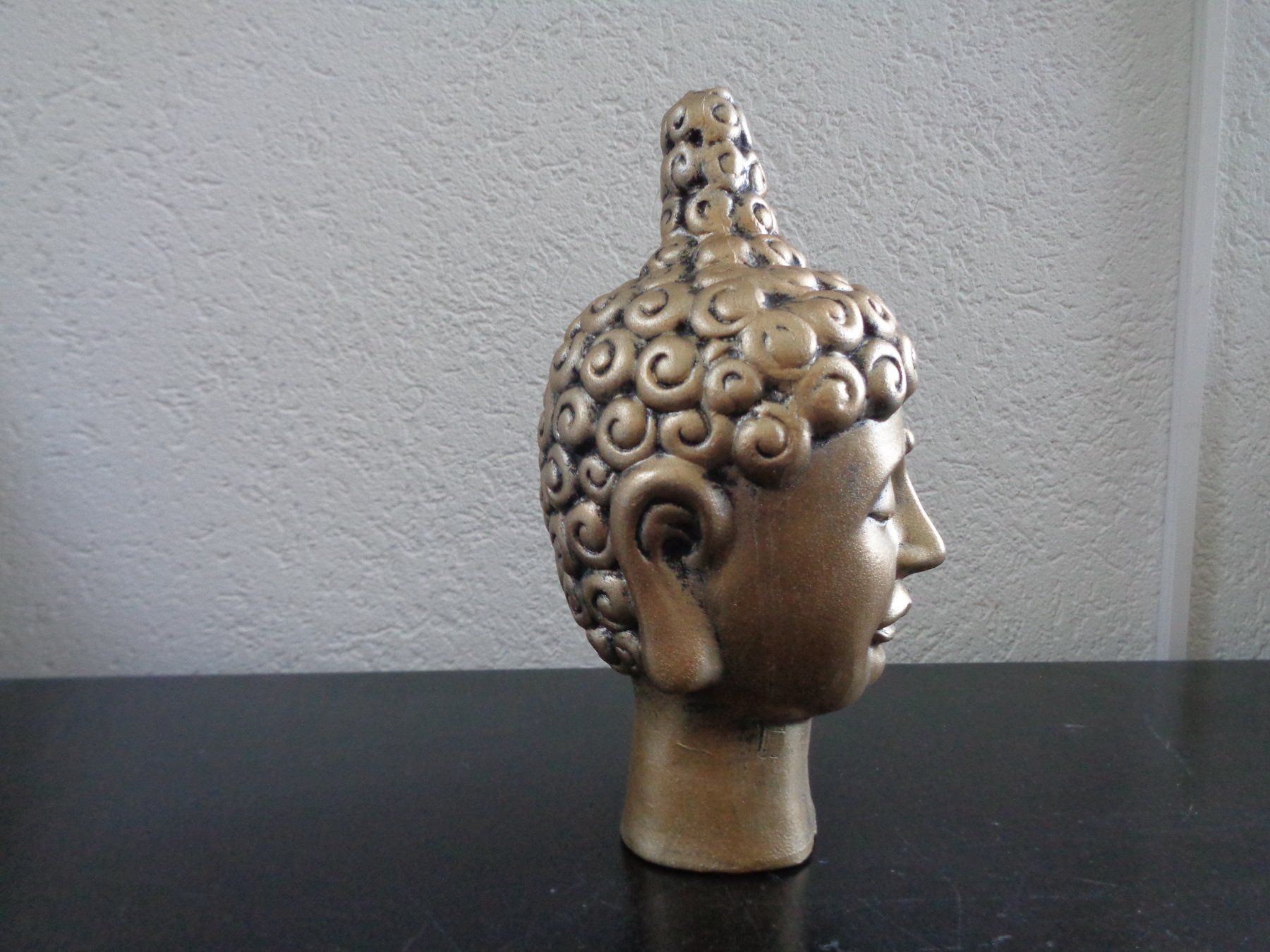 Skulpturen & Statuen: Buddha Kopf gold (20.5 cm) – Neu und originalverpackt aus Langenbruck von Gumsi 2