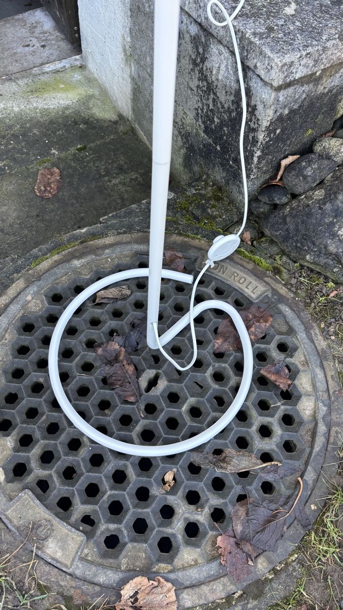 Ikea Lampade: IKEA VINDKAST Stehlampe weiss – Usato da Seengen venduto da sa_land 1