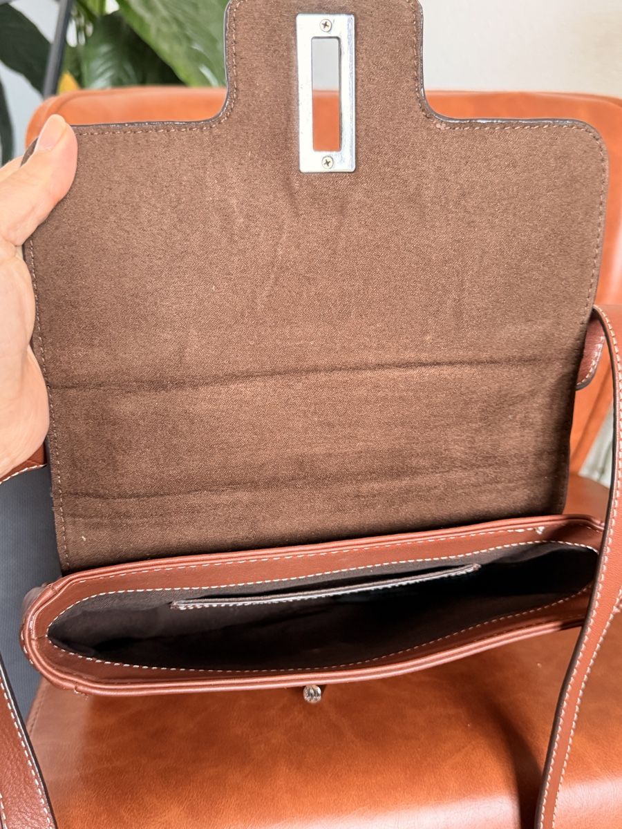 Massimo Dutti Borse da donna: Massimo Dutti sac à main marron – Usato da Bulle venduto da LeMoleson 2