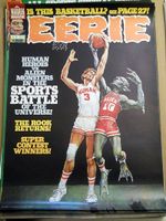 EERIE #88 RARE POSTER HUMAN VS. ALIEN HORROR NBA GAME 1977