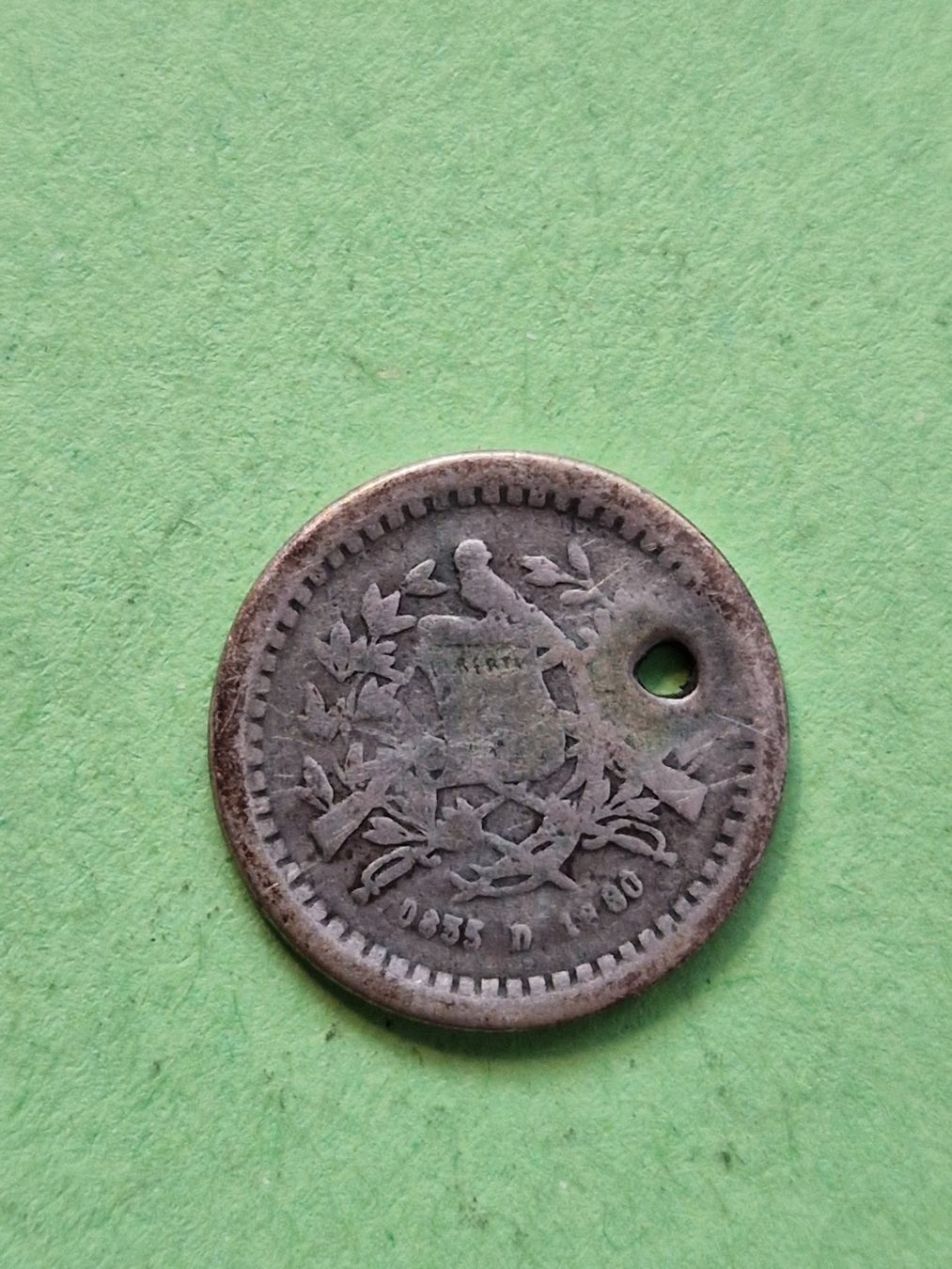 Alle Münzen: Guatemala 1/2 Real 1880 – Gebraucht aus MUEHLAU von ibo_5c7d 1