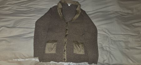 Cardigan Peter Hahn Strickjacke braun Grösse 46(42/44)