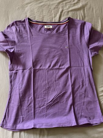 Tommy Hilfiger Damen T-Shirt, Lila, Grösse M, Top Zustand!