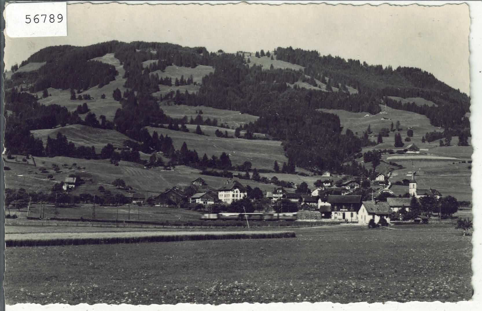 Cartoline postali: Le Paquier - Vue generale – Usato da Ettingen venduto da Kartenplanet