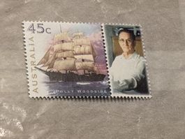 Australische Briefmarke Polly Woodside 1999 Australien 45c.