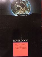 ROVER 2000 SC TC P6 Prospekt dt 1971 1972 brochure catalogue