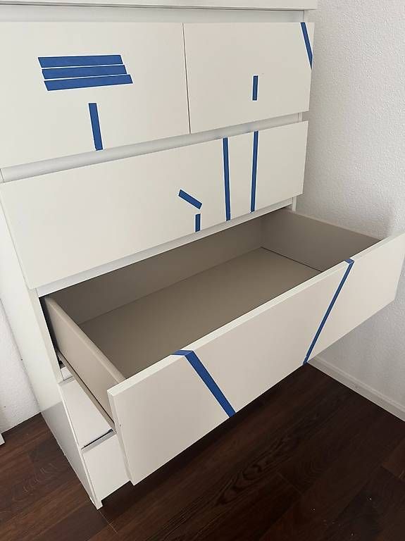 Cassettiere: IKEA MALM Kommode weiss 80 cm – Usato da Dübendorf venduto da AliceG07 1