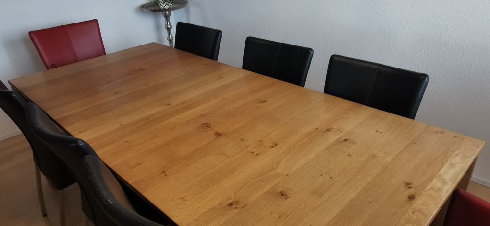 MASSIV EICHE ESSTISCH 220X100 AUSZUGSFUNKTION 690. Kaufen auf Ricardo