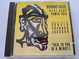 Cd Bertrand Gallaz Bare Bone Power Trio ( CH Jazz )