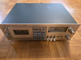 Stereo Kassettendeck Mitsubishi Hifi Alu Metal MG4400 OK