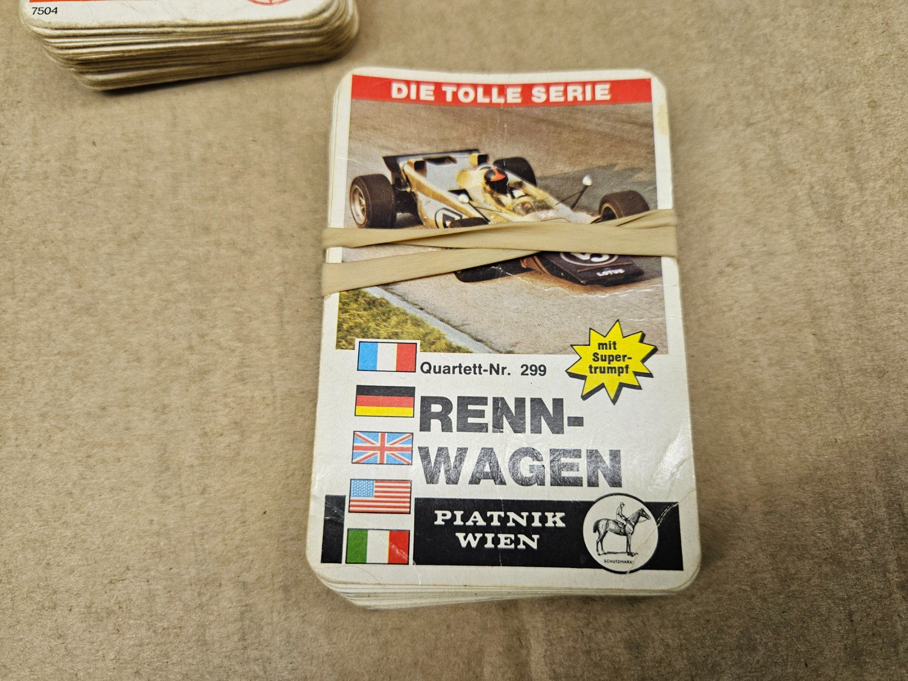 Spiele: Gioco Quartetto "Renn-Wagen" – Gebraucht aus Melano von H-Sara