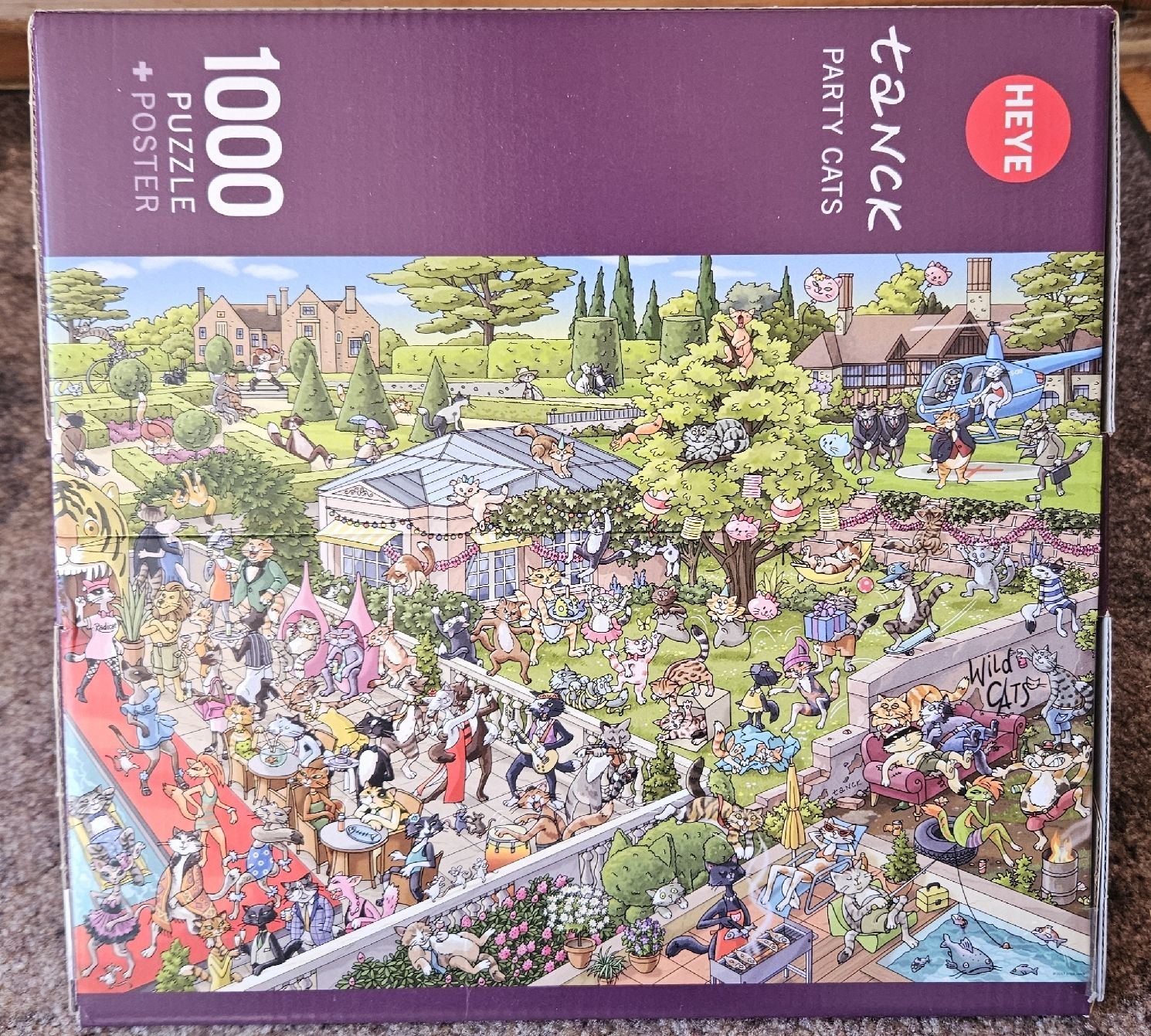 Heye Puzzle: Heye Puzzle 'Party Cats' – Nuovo (secondo la descrizione) da Teufen AR venduto da patchouli13