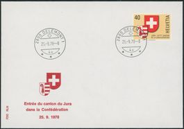 1978 - Jura - Ersttagsbrief FDC ET