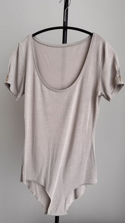 Body Suit Damen Kurzarm „Jake’s“ grün/grau Gr. S