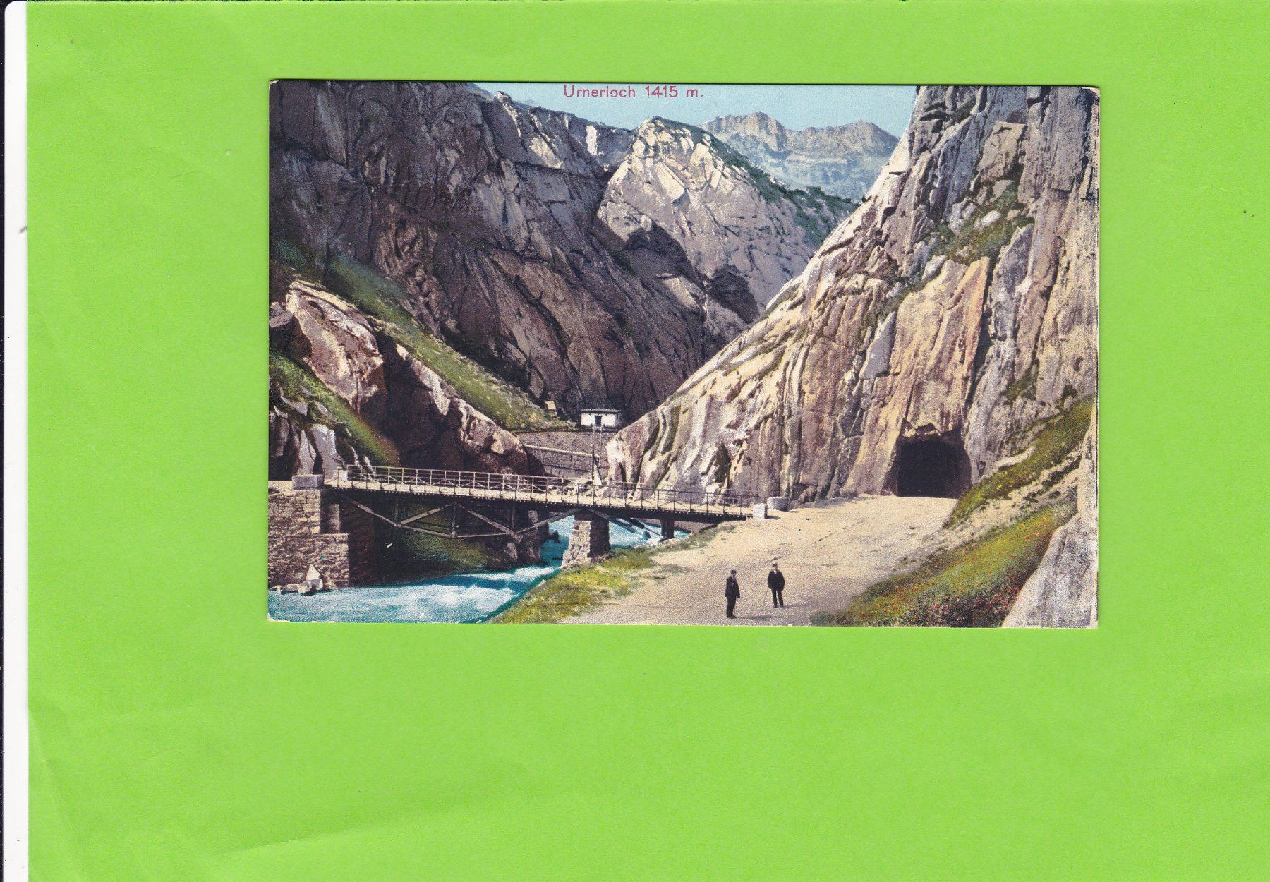 Ansichtskarten: Urnerloch – Gebraucht aus St. Peterzell von neckertal