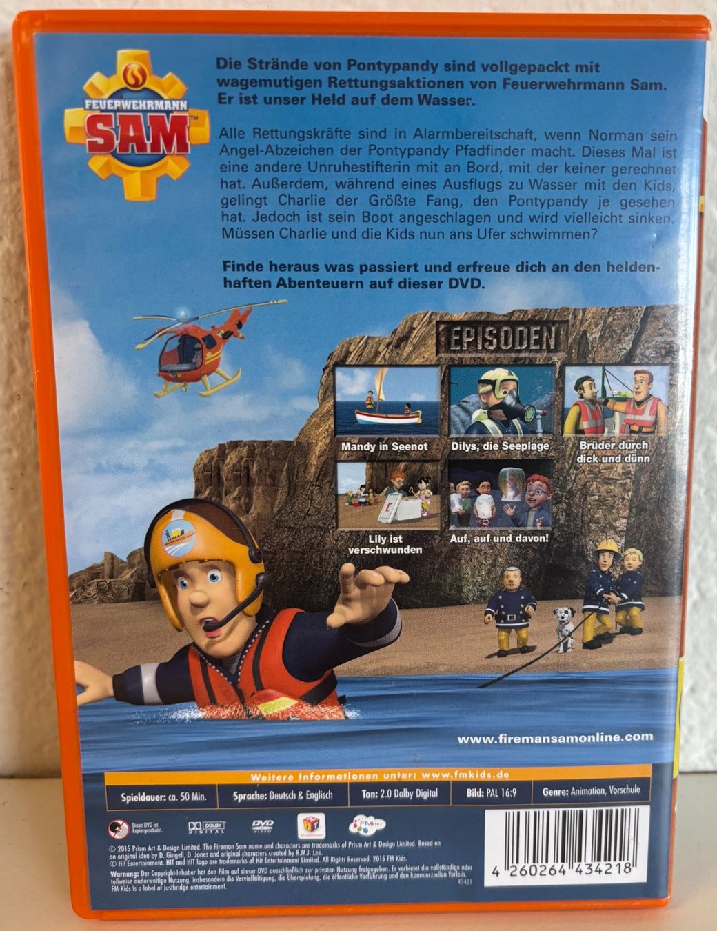 Tutti i DVDs: Feuerwehrmann Sam DVD Helden auf dem Wasser – Usato da Zürich venduto da IlkaK 1