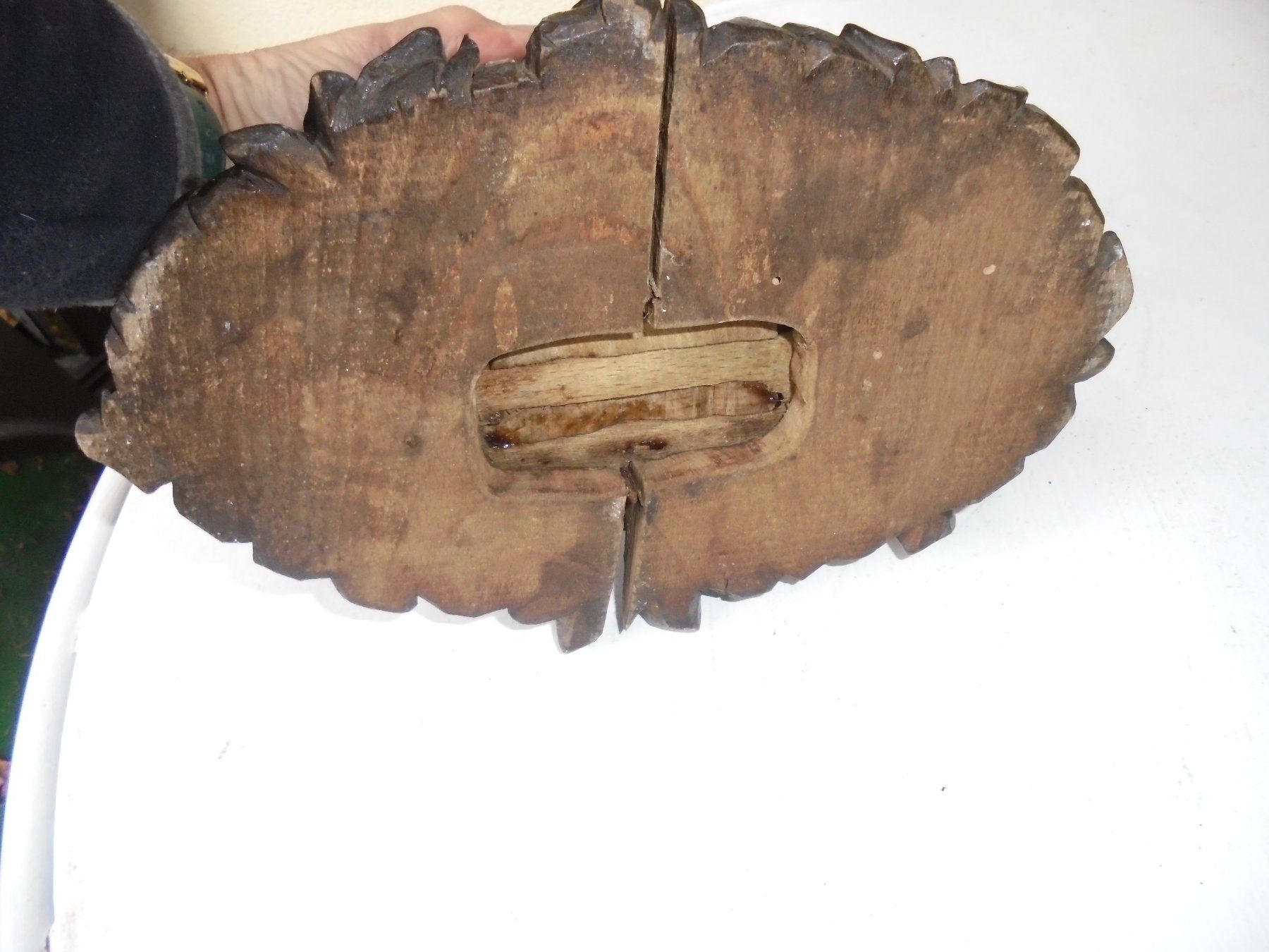 Sveglie: Seltener, antiker Holz-Pendelwecker ca. 1920 – Usato da Camorino venduto da Hunpete 9