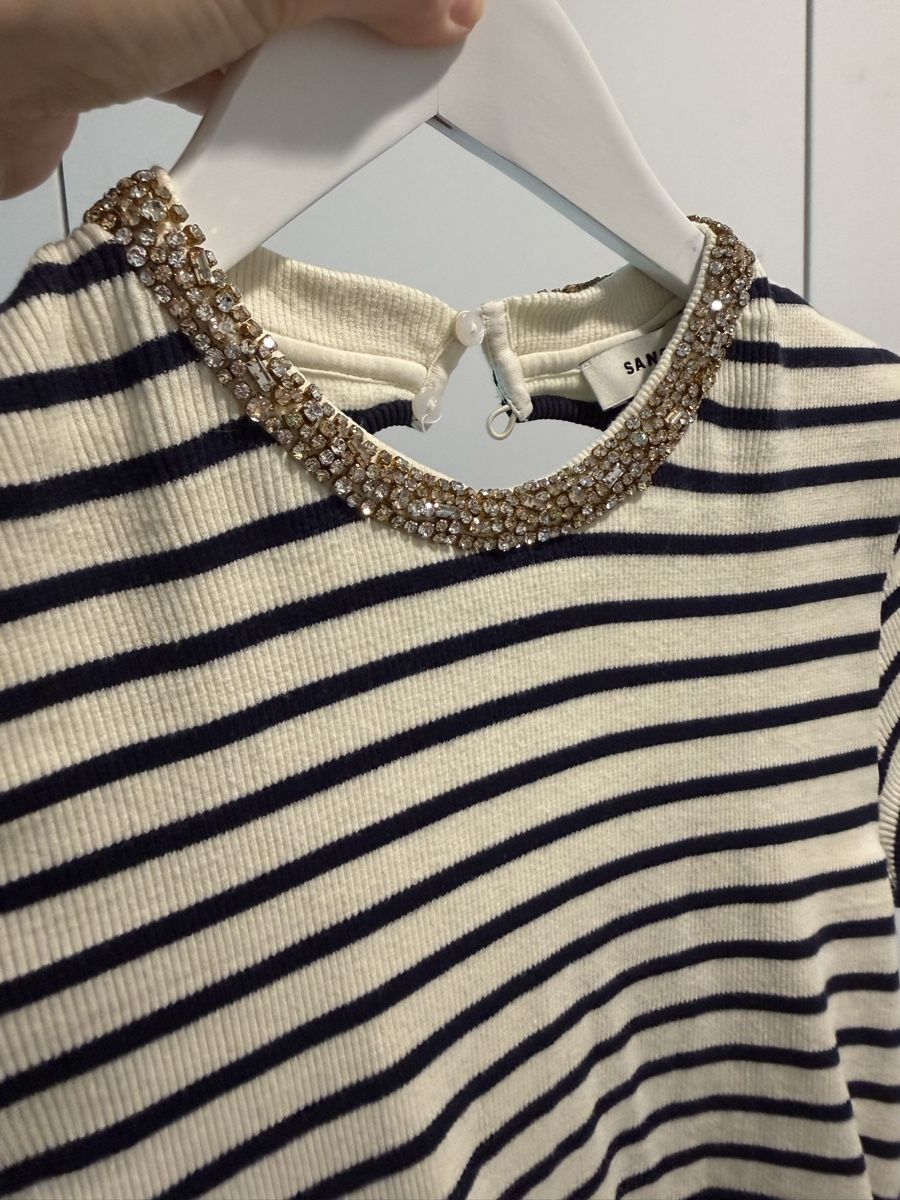 Sandro Top: Sandro Glitter Kragen Shirt  – Nuovo (secondo la descrizione) da Bottmingen venduto da Itsclaire 8
