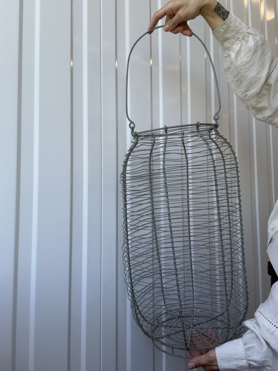 Tutte le decorazioni: Vintage-Laternenhalter aus Draht  – Usato da Bern venduto da wisemagpie 2