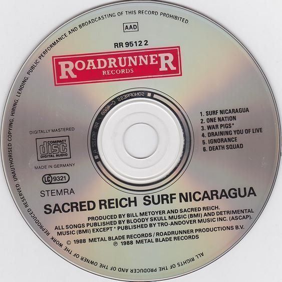 CDs: Sacred reich - Surf... – D'occasion à St-Cergue par VeganWarrior 1