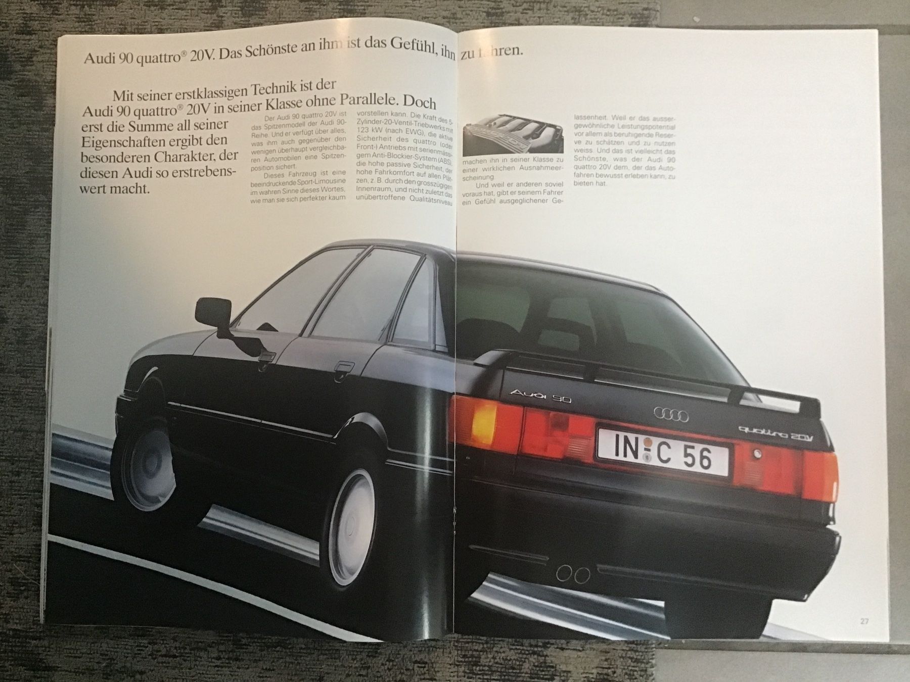 Audi Documenti: Audi Programm Verkaufsprospekt 56 Seiten Januar 1991 – Usato da Scherzingen venduto da Starseller62 4