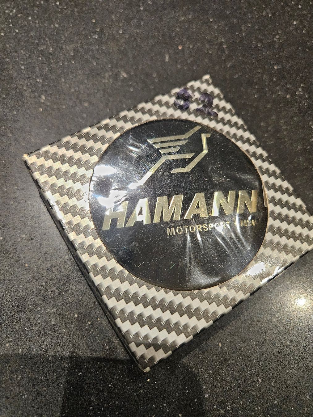 BMW Tutti pezzi di ricambio auto: Hamann Plakette für Bmw – Nuovo e nell'imballaggio originale da Wislikofen venduto da nico073